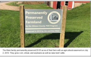 Permanently Preserved Farm Land in Ottawa County